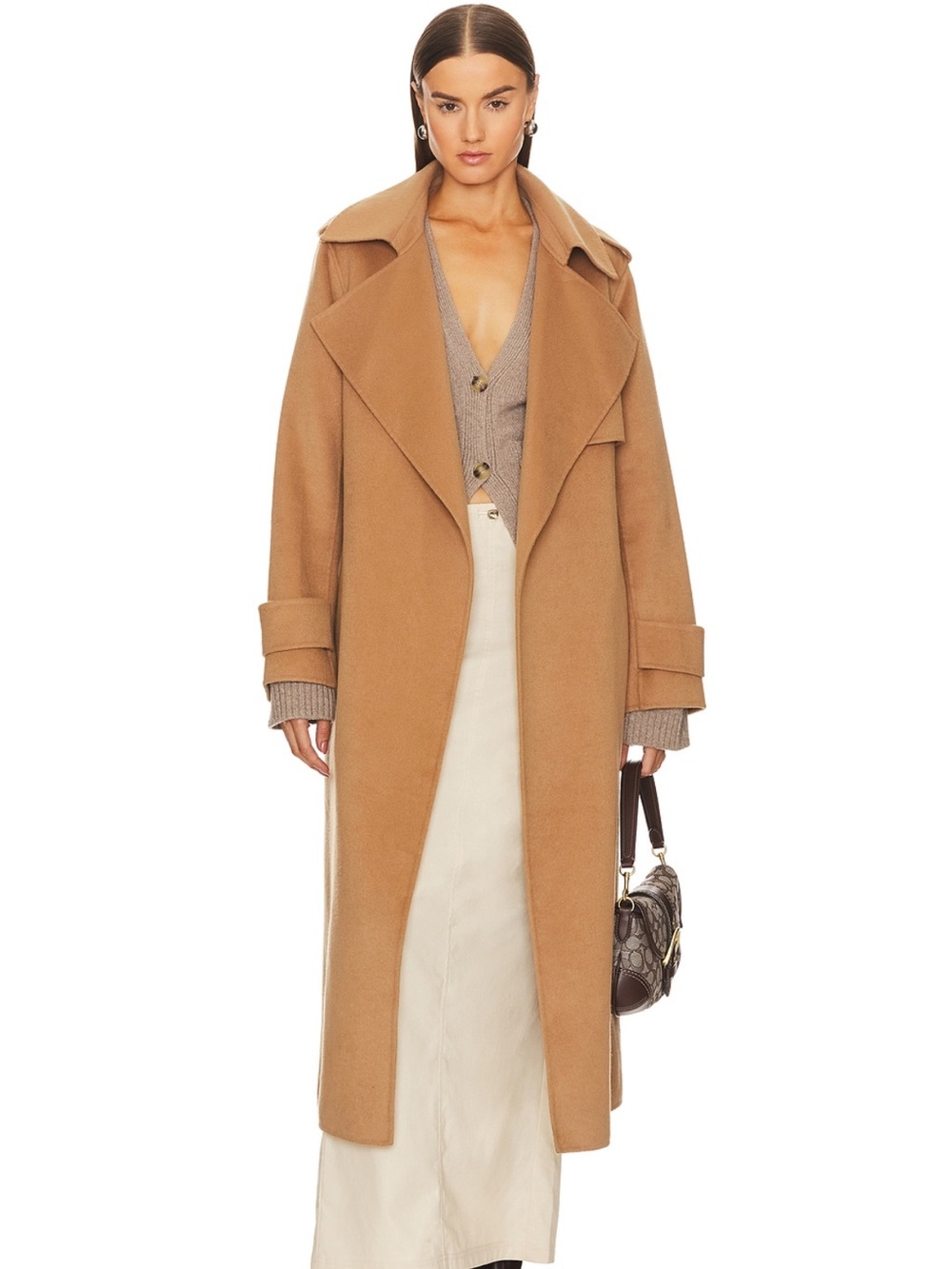 Lamarque Margaret Trench Coat in Camel
